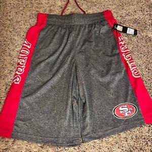 NFL 49er’s shorts